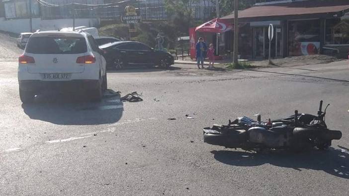 Samsun'da ciple ile motosiklet çarpıştı: Komiser ağır yaralandı