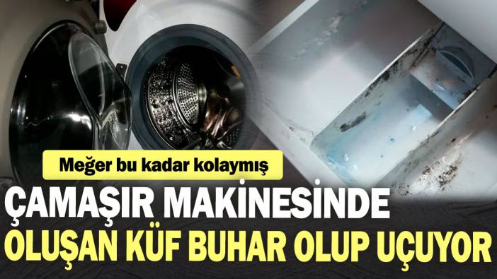 Çamaşır makinesi gözünde oluşan küf buhar olup uçuyor! Meğer bu kadar kolaymış