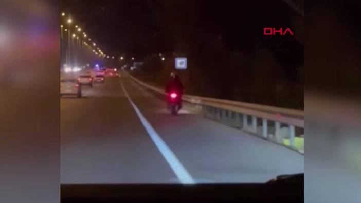 Motosikletli bariyerlere çarptı (31.10.2024)