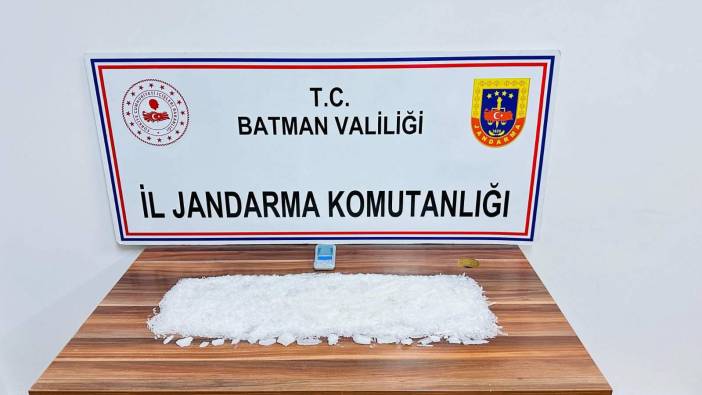 Batman’da uyuşturucu taciri jandarmadan operasyon