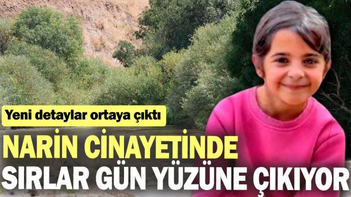 Narin cinayetinde sırlar tek tek aydınlanıyor: Yeni detaylar ortaya çıktı