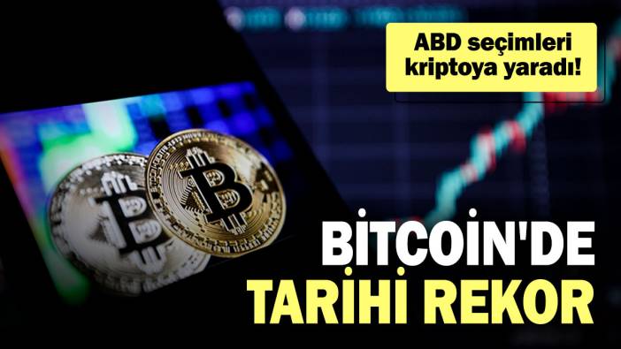 ABD seçimleri kriptoya yaradı! Bitcoin'de tarihi rekor