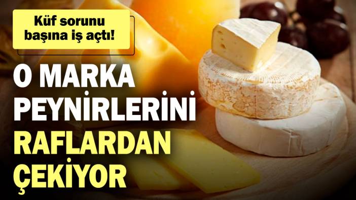 Küf sorunu başına iş açtı! O marka peynirlerini raflardan çekiyor