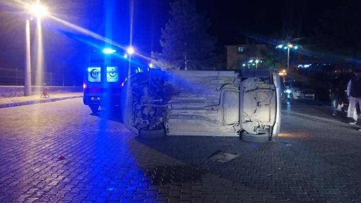 Isparta’da araç kontrolden çıktı: 2 yaralı