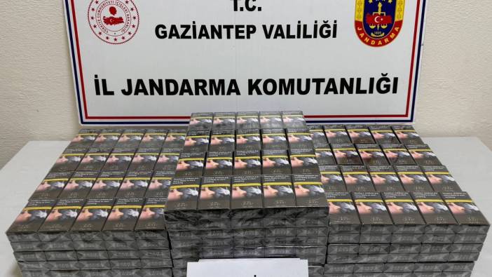 Gaziantep'te 1 milyon liralık kaçak sigara ele geçirildi