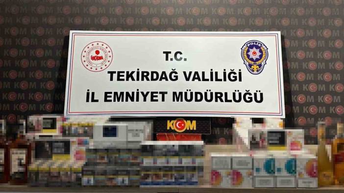 Tekirdağ merkezli 5 ilde dev operasyon: Binlercesi ele geçirildi