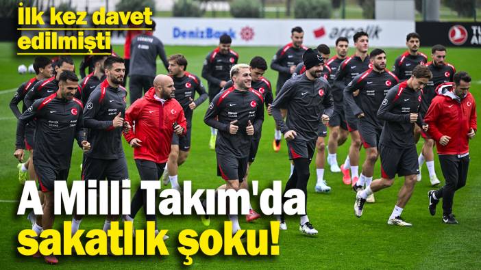 A Milli Futbol Takım'da sakatlık şoku! İlk kez davet edilmişti