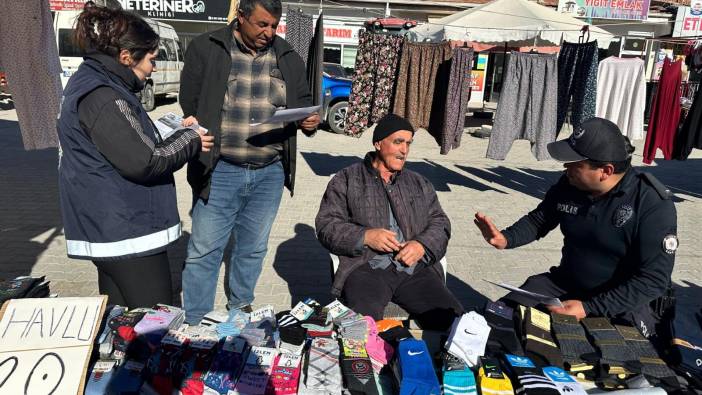 Mucur'da polis ekiplerinden 'dolandırıcılık' bilgilendirmesi