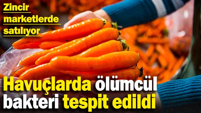 Paketli havuçlarda ölümcül bakteri tespit edildi: Zincir marketlerde satılıyor