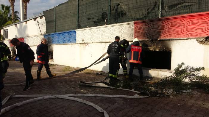 Mersin'de tekstil atölyesinde çıkan yangın söndürüldü