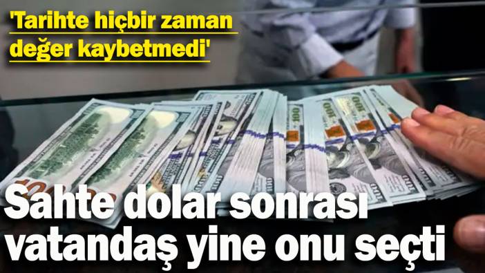 Sahte dolar sonrası vatandaş yine onu seçti! 'Tarihte hiçbir zaman değer kaybetmedi'