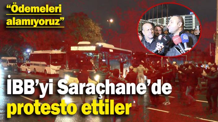 İstanbul’da Özel halk otobüsü esnafı İBB’yi protesto etti! “Ödemeleri alamıyoruz”