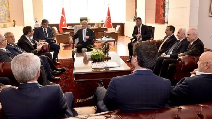 Kılıçdaroğlu sendika temsilcilerini kabul etti