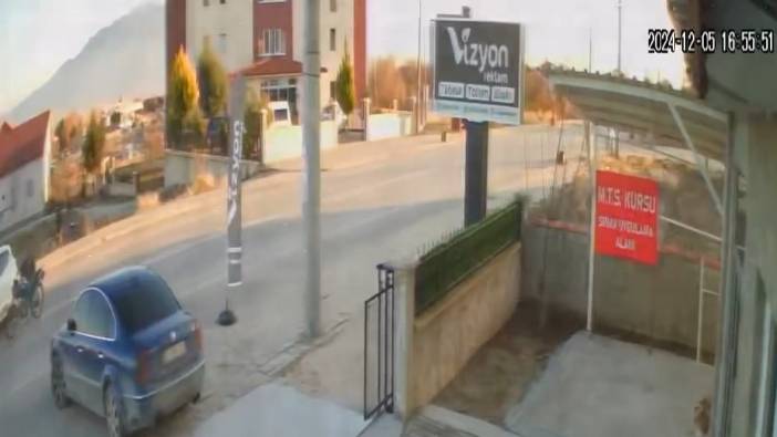 Motosikletli ile otomobilin karıştığı kazada: 1 kişi yaralandı