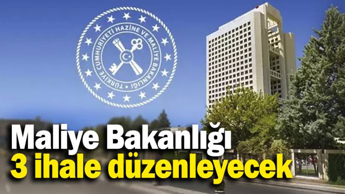 Hazine ve Maliye Bakanlığı haftaya 3 ihale düzenleyecek