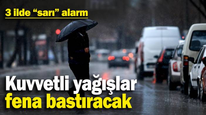 Kuvvetli yağışlar geri geliyor! Meteorolojiden ‘sarı’ alarm