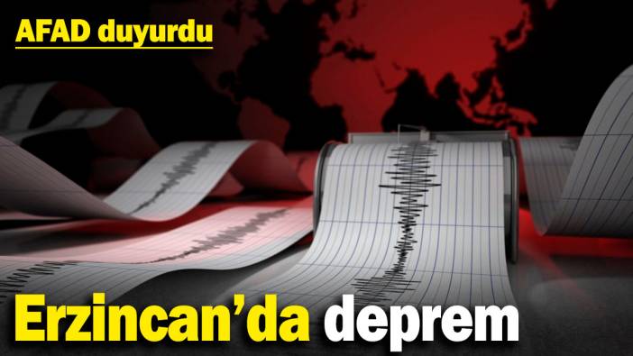 SON DAKİKA: Erzincan'dan deprem