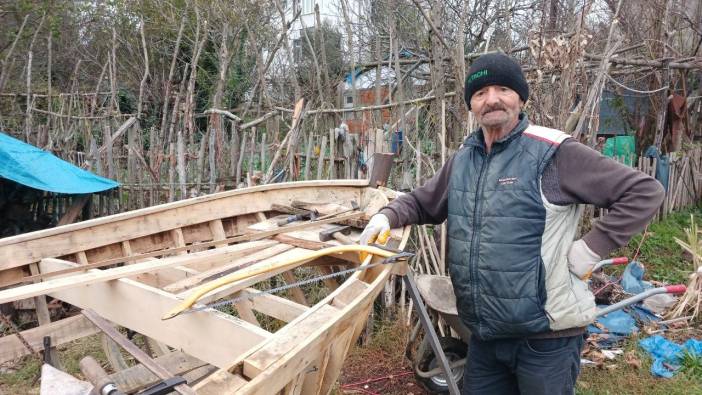 2 yılda kayık yapmayı öğrendi 35 yıldır yapıyor