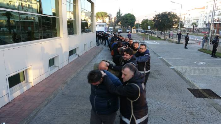 Ordu’da dev organize suç operasyonu! 24 tutuklama