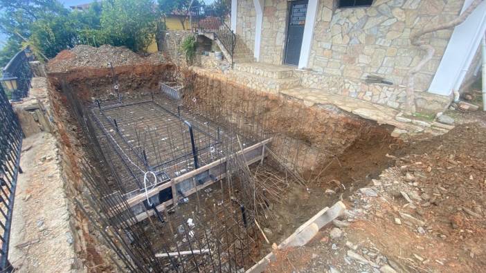 Antalya'da iş kazası! Havuz inşaatında çalışan işçi yüksekten düştü