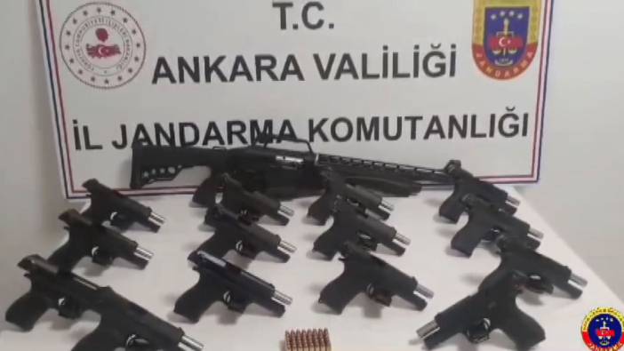 Ankara'da yasa dışı silah ticareti