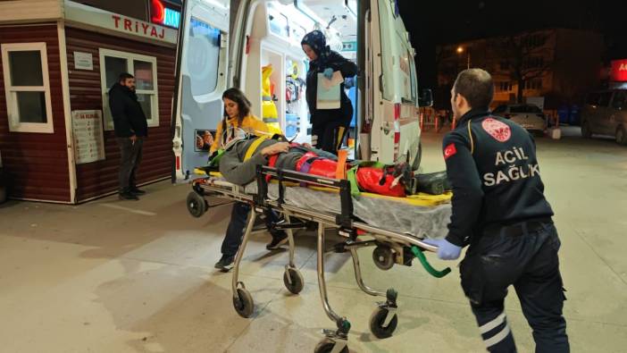 Asansör boşluğuna düşen kişi yaralandı