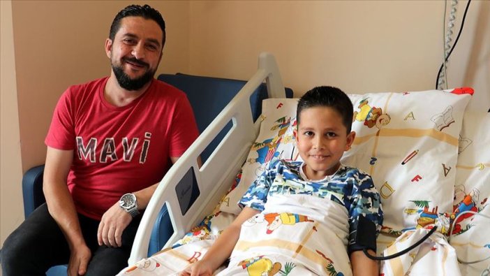 Küçük Ezel sağlığına kavuştu