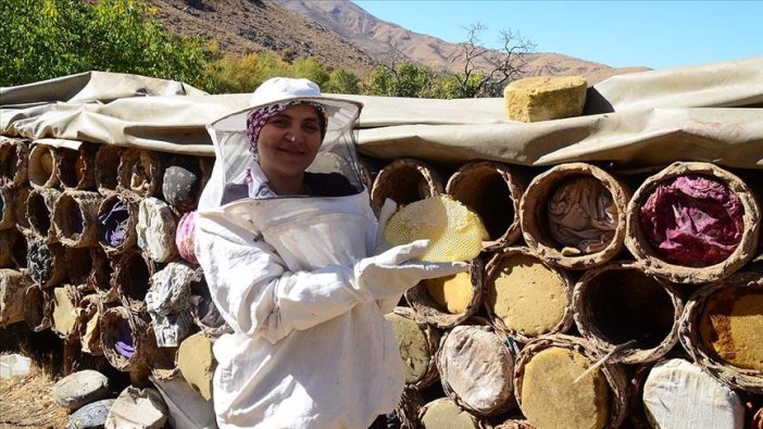Hizanlı kadın arıcı 40 kovanı 4 yılda 750 kovana çıkardı