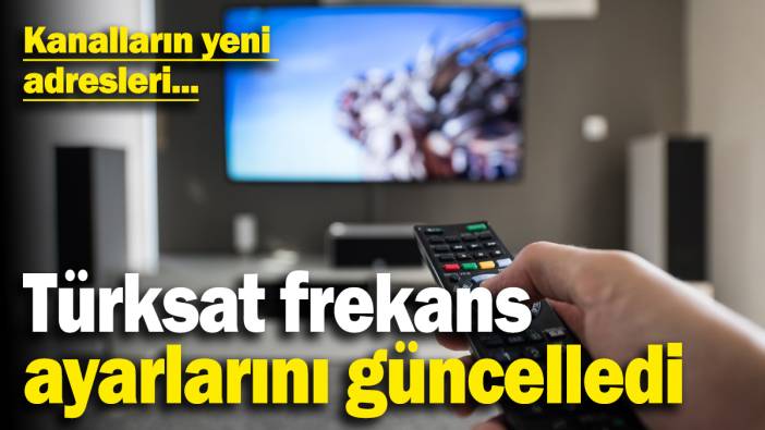 Türksat frekans ayarlarını güncelledi!