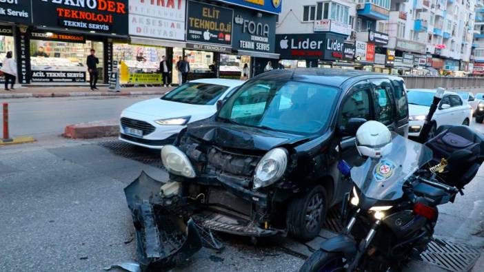 Antalya'da zincirleme kaza! 1 kişi yaralandı