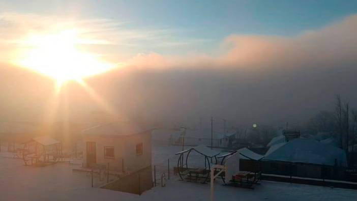 Karlıova’yı sis kapladı! Hayat durma noktasına geldi
