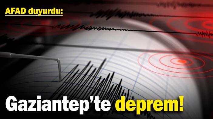 Gaziantep'te deprem! (18.12.2024)