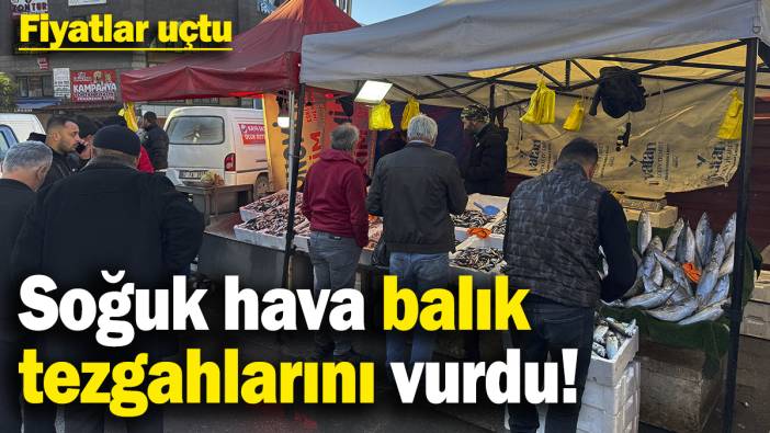 Soğuk hava balık tezgahlarını vurdu!  Fiyatlar uçtu