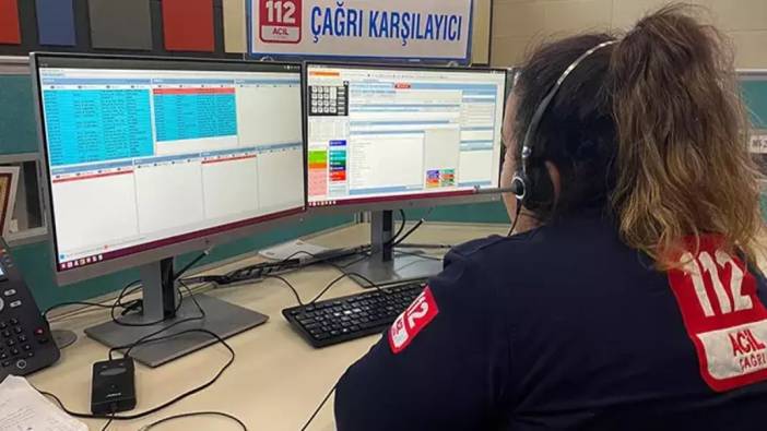 1 kişi 112 hattını 8 bin 500 kere aradı