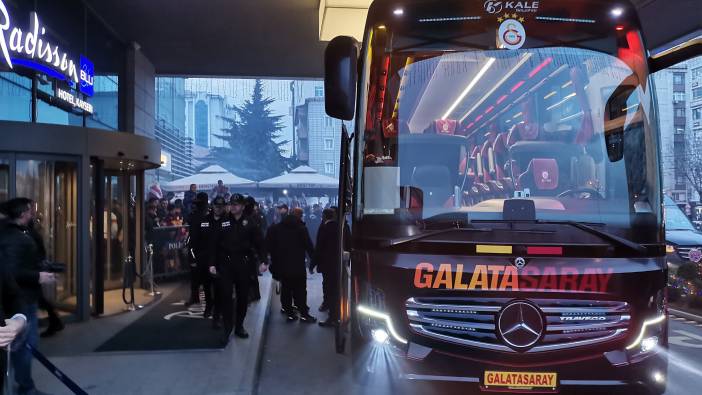 Galatasaray kafilesi Kayseri'de