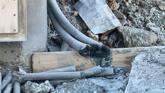 Karaman'da elektrik kabloları yangın çıkardı!