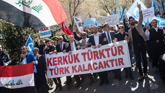 İstanbul ve Ankara'da Kerkük Protestosu