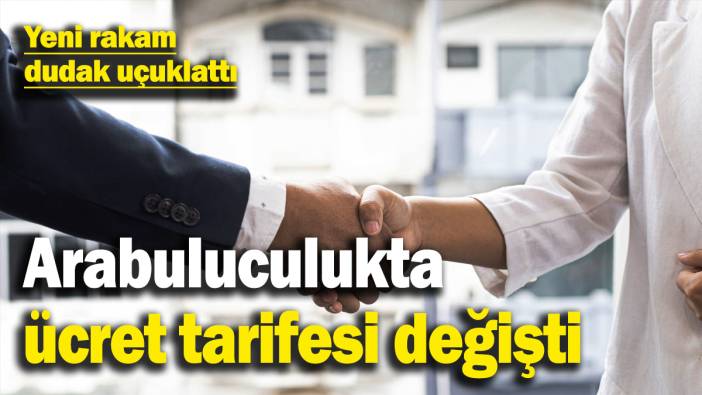 Arabuluculukta ücret tarifesi değişti: Yeni rakam dudak uçuklattı