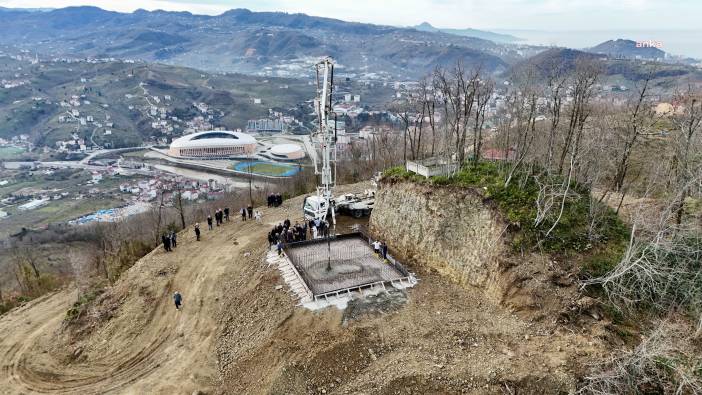 Giresun Belediyesi, Aydınlar ve Küçükköy mahallelerinde su deposu yapımına başladı