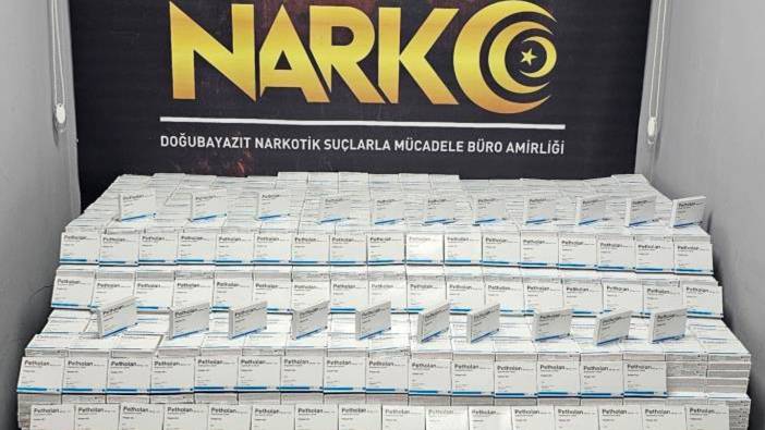 Doğubayazıt'ta dev operasyon! 24 bin ecza ilacı ele geçirildi