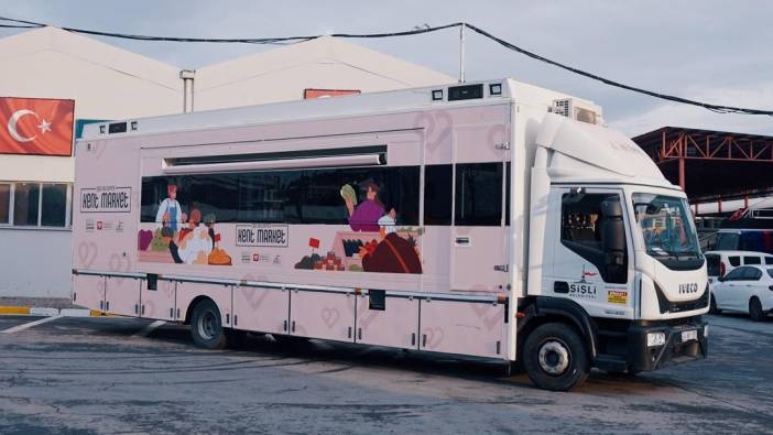 Şişli'de ‘Gezici Kent Market’ hizmete başladı: Soğan ve patates 5 TL