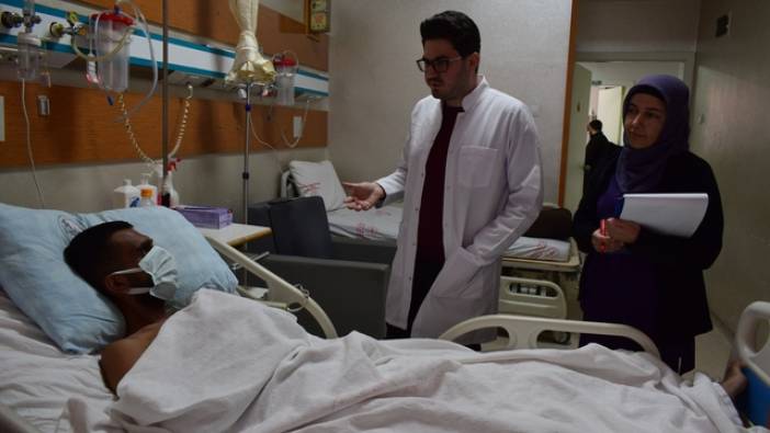 Bacağını makineye kaptıran genç, 12 ameliyatın ardından sağlığına kavuştu