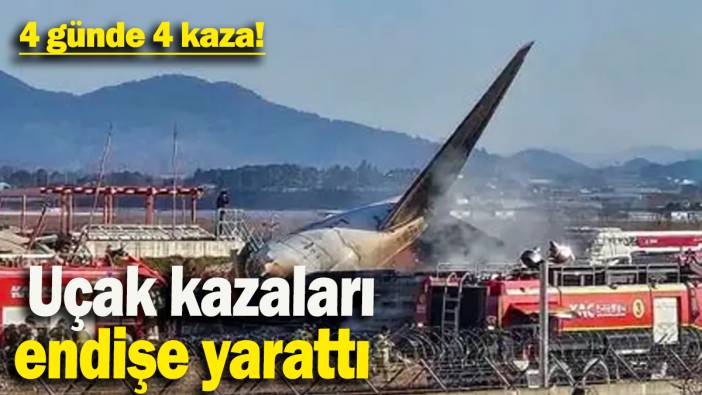 4 günde 4 kaza: Uçak kazaları endişe yarattı