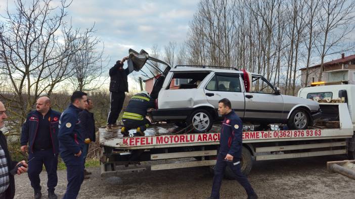 Samsun'da otomobil Terme Çayı'na uçtu: 1 ölü