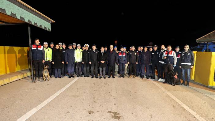 Vali Ayyıldız'dan güvenlik güçlerine ziyaret