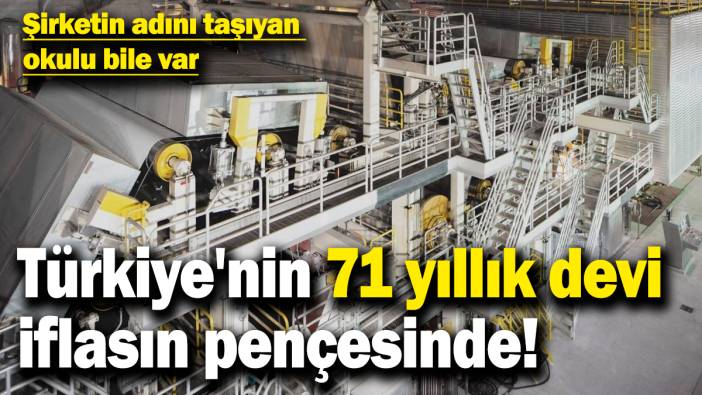 1954 yılında kurulan Türkiye'nin dev firmasından şok haber!