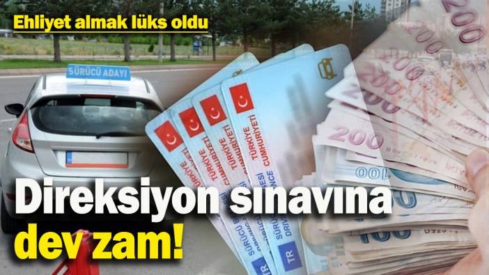 Ehliyet almak lüks oldu: Direksiyon sınavından kalanların ödeyeceği ikinci ücret ‘pes’ dedirtti