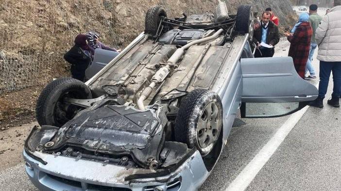 Konya'da feci kaza! Hakemleri taşıyan araç takla attı