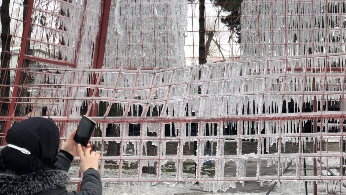 Erzincan’da soğuk hava etkisini sürdürüyor