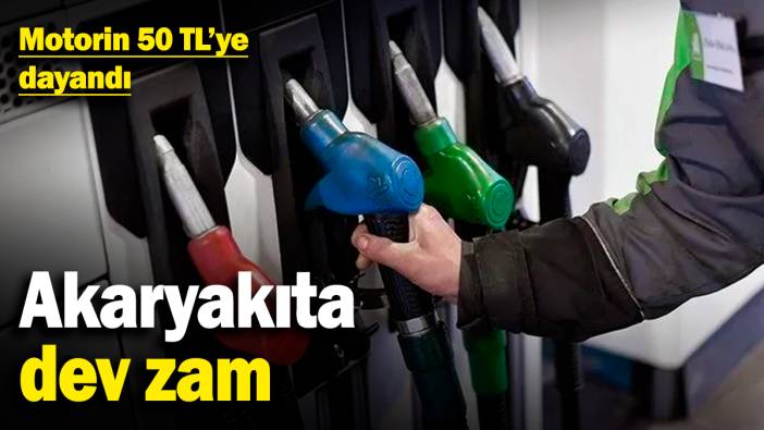 Akaryakıta dev zam! Motorin 50 TL'ye dayandı (16.01.2025)